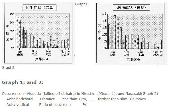 Extracto del reporte oficial presentado en la reunion anual de NIhon Hydankyo (Hibakusha) en 1995 