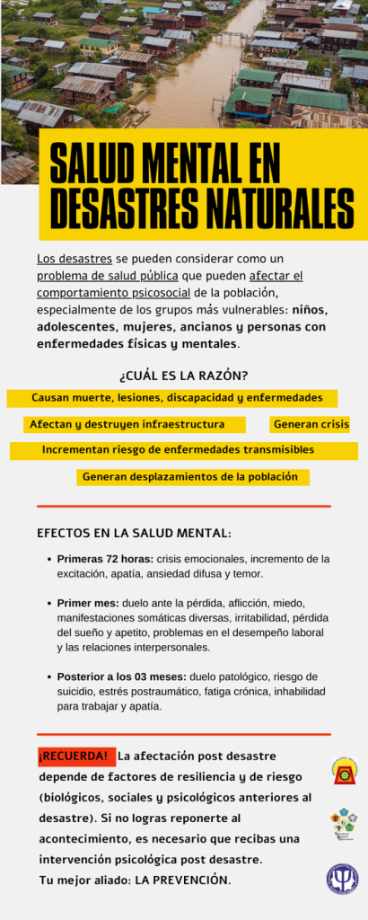 Después de la tormenta: Salud mental tras una catástrofe natural